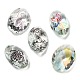 Pointed Back Glass Rhinestone Cabochons&nbsp;GLAA-B012-43A-1