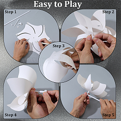 10Pcs DIY Craft Paper Windmill&nbsp;DIY-CP0013-51