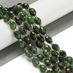 Natural Ruby in Zoisite Beads Strands&nbsp;G-N342-41