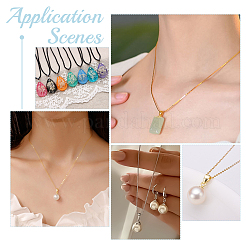 120Pcs 2 Colors Brass Peg Bails Pendants&nbsp;KK-WR0001-58