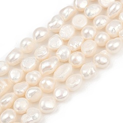 Natural Cultured Freshwater Pearl Beads Strands&nbsp;PEAR-P064-20K-03A