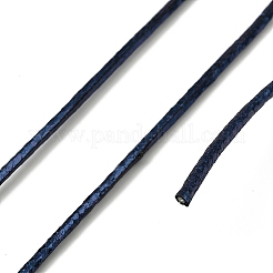 レーザーPUレザーコード  DIYのジュエリーには  プルシアンブルー  2mm  約98~100 M /バンドル&nbsp;AJEW-I070-A04