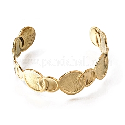 304 Stainless Steel Cuff Bangles for Women&nbsp;BJEW-T030-01G