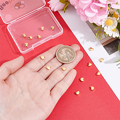 30Pcs Brass Beads&nbsp;KK-BBC0028-28G