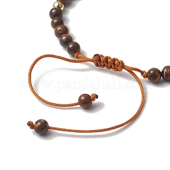 Natural Gemstone Beads Braided Bead Bracelets for Women&nbsp;BJEW-JB13221