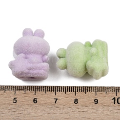 Flocky Opaque Acrylic Beads&nbsp;MACR-C036-12