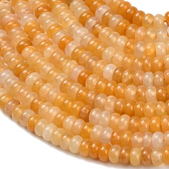 Natural Topaz Jade Beads Strands&nbsp;G-Z110-B27-2x4mm