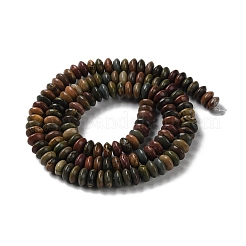 Natural Polychrome Jasper/Picasso Stone/Picasso Jasper Beads Strands&nbsp;G-Z030-A19-01