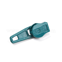 Spray Painted Alloy Replacement Zipper Sliders&nbsp;PALLOY-WH0067-97B