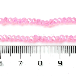 Baking Electroplate Glass Beads Strands&nbsp;X-DGLA-A039-J2MM-B09