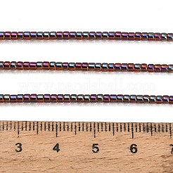 Electroplate Glass Beads Strands&nbsp;GL-CBAA615-01H