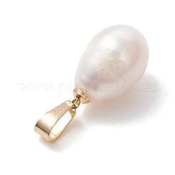 Natural Cultured Freshwater Pearl Pendants&nbsp;PALLOY-JF04963