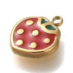 PVD Vacuum Plating 304 Stainless Steel Enamel Charms&nbsp;STAS-P371-078G