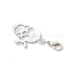 Halloween Tibetan Style Alloy Pendant Decorations&nbsp;HJEW-JM04115