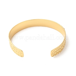 Tomato Cubic Zirconia Open Cuff Bangle&nbsp;BJEW-G652-02G
