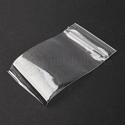 ポリプロピレン製ジップトップバッグ  トップシール  再封可能なバッグ  セルフシールバッグ  長方形  透明  8.5x5cm  片側の厚さ：2ミル（0.065mm）  インナー対策：7.5x5のCM&nbsp;OPP-S004-02H