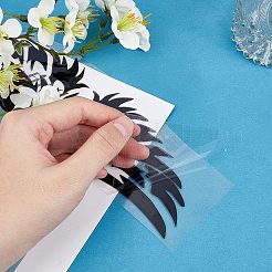 Wings Waterproof Holographic Vinyl Carved Hollow Decal Sticker&nbsp;DIY-FG0001-27