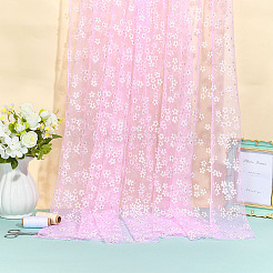 Polyester Flower Pattern Fabric&nbsp;DIY-WH0591-147B