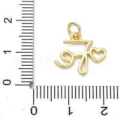 Brass Pendants&nbsp;KK-C156-25G