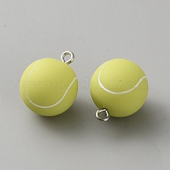 Sport Opaque Resin Pendants&nbsp;FIND-CJC0437-040P-A