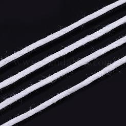 ワックスコットンコード  ホワイト  1mm  約360ヤード/バンドル（330m /バンドル）&nbsp;YC-S007-1mm-101