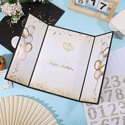 Paper Birthday Greeting Card&nbsp;AJEW-WH0410-284