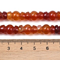 Natural Red Agate(Dyed & Heated) Beads Strands&nbsp;G-P595-B02-01