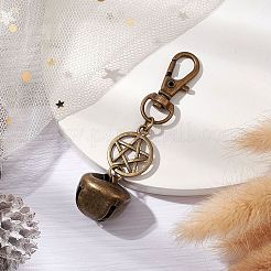 Iron Bell Pendant Decoration&nbsp;HJEW-JM02276-01