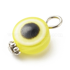 Evil Eye Resin Pendants&nbsp;PALLOY-JF01798-02