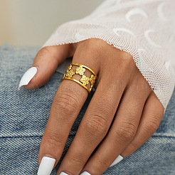304 Stainless Steel Cuff Open Rings&nbsp;WGBB2D0-01