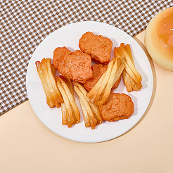 10Pcs 2 Styles Artificial Plastic Fried Chicken Nuggets and French fries Model&nbsp;DJEW-SC0001-25
