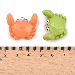 Opaque Resin Pendants&nbsp;X-RESI-I355-03P-03
