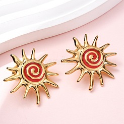 304 Stainless Steel Stud Earrings&nbsp;EJEW-D334-01G