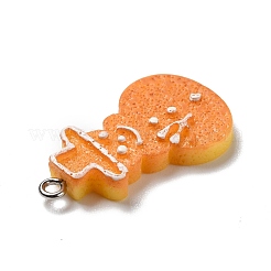 Opaque Resin Pendants&nbsp;RESI-D055-129P