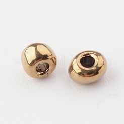 8/0 ガラスシードビーズ  メタリックカラー  シエナ  直径約3mm  穴：0.8mm  約1111個/50g&nbsp;X-SDB3mm601