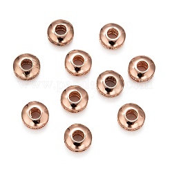 Brass Micro Pave Cubic Zirconia Beads&nbsp;ZIRC-F001-121RG