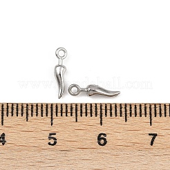 Vegetables 304 Stainless Steel Charms&nbsp;STAS-G356-06P-03