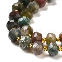 Natural Indian Agate Beads Strands&nbsp;G-P508-A04-01