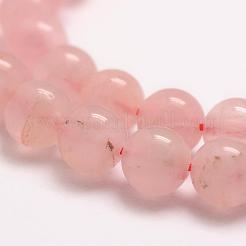 Natural Rose Quartz Beads Strands&nbsp;G-E380-06-8mm