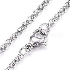 Tarnish Resistant 304 Stainless Steel Necklaces&nbsp;NJEW-E080-02P