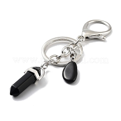 Natural Obsidian Keychain&nbsp;KEYC-M022-05I