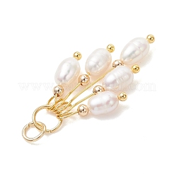 Natural Cultured Freshwater Pearl Pendants&nbsp;PALLOY-JF05435