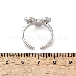 Brass Adjustable Open Cuff Rings&nbsp;RJEW-R032-04P