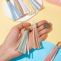 PU Imitation Leather Tassel Pendants&nbsp;FIND-TA0005-07A