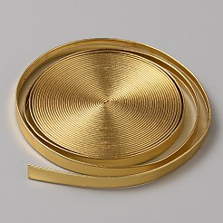 刀の柄の装飾用の模造皮革リボン  ゴールド  1/4インチ（8mm）  約5.47ヤード（5m）/ロール&nbsp;OCOR-WH0085-73C