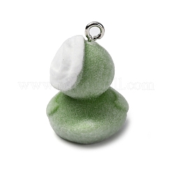 Flocky Resin Pendants&nbsp;FIND-S001-14B