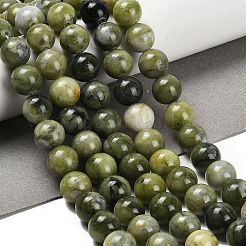 天然台湾ヒスイのビーズ連売り  ラウンド  10~10.5mm  穴：1mm  約39~40個/連  15.43~15.91''（39.2~40.4センチメートル）&nbsp;G-B128-A07-04