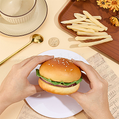 12Pcs PVC Imitation Food French Fries & 1Pc PU Leather Imitation Hamburger&nbsp;AJEW-CN0007-07