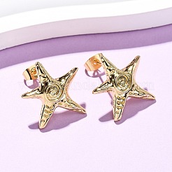 Brass Stud Earrings&nbsp;EJEW-D332-04G