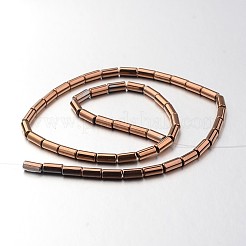 Electroplate Non-magnetic Synthetic Hematite Bead Strands&nbsp;G-F300-37C-08